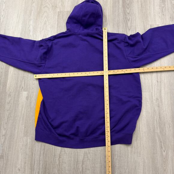 Vintage Minnesota Vikings Full Zip Hoodie Men's 2XL Purple Yellow Football y2k - Picture 7 of 8